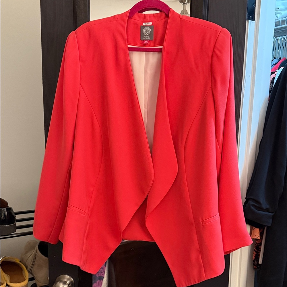 Vince Camuto Vibrant Coral Women's Blazer